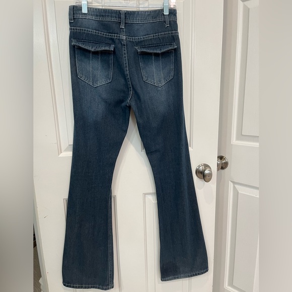 Ladies flare jeans with pockets, size 2 - Picture 3 of 4